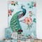 Designart - Peacock - Floral and botanical Canvas Artwork